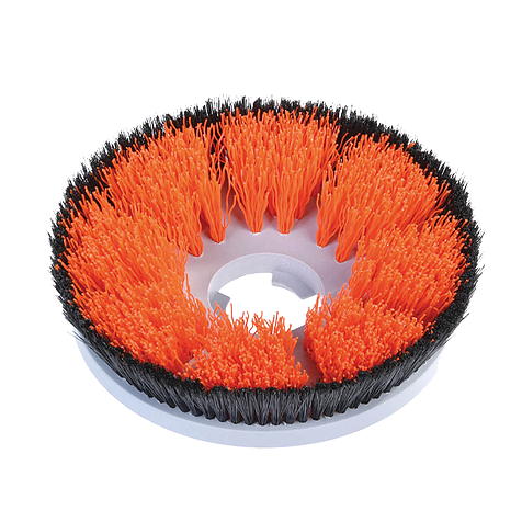 Perie monodisc cu peri portocalii cu inel antistropire - Motorscrubber - MS1039SG