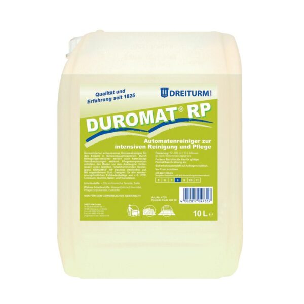 Detergent curatare pentru masini de frecat aspirat - 10L - Duromat RP - Dreiturm - 47U35