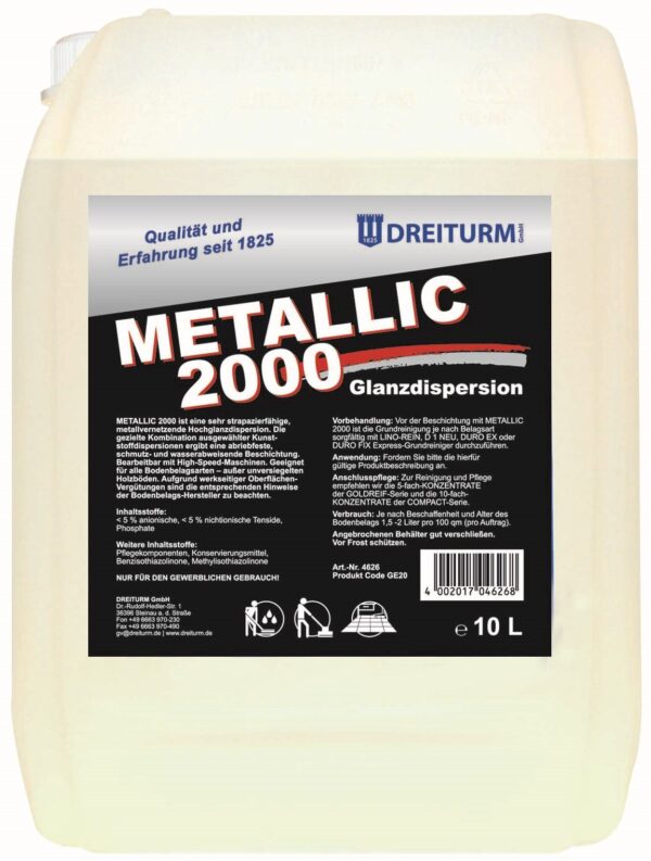 Ceara ultrastralucitoare 10 L - Dozaj 1.5 - 2 litri pe 100 mp - Metallic 2000 - Dreiturm
