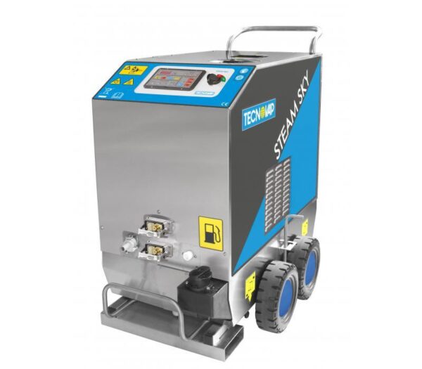 Generator de abur - Presiune 10 bari - Rezervor de apa/detergent: 35-15 L - Steam Sky - TecnoVap