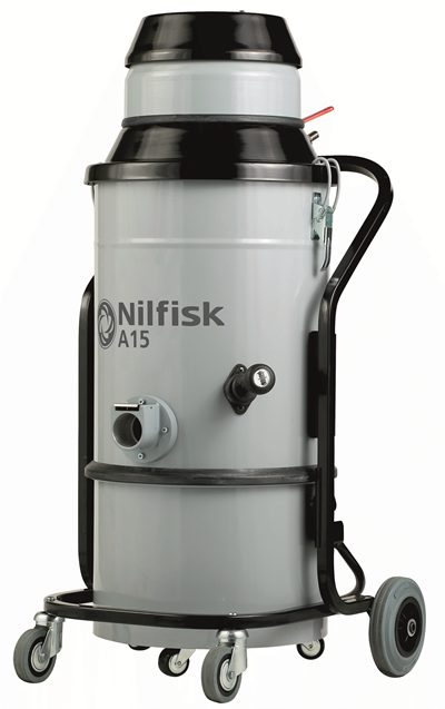 Aspirator industrial cu aer comprimat - capacitate container 25L - presiune 4/6 bari - A15 AU - Nilfisk
