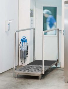 Platforma dezinfectanta pentru incaltaminte cu pad pentru uscare - StepGate Dry - Heute - 005-0040