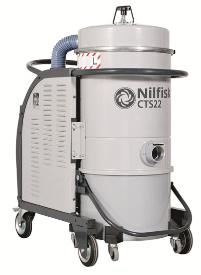 Aspirator industrial trifazat - capacitate container 50L - putere 2.2kw - CTS22 LC V400 H60 - Nilfisk